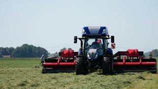 New Holland T5140 en SIP Air HD 900T [upl. by Troyes]