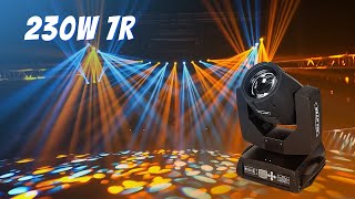 230W 7R Beam Moving Head Light  Sharpy Light Beam 230 [upl. by Yakcm]