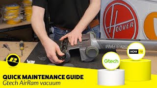 How to Service a Gtech AirRam Vacuum Cleaner [upl. by Anelah]