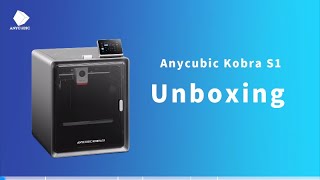 Anycubic Kobra S1 Unboxing [upl. by Udele]