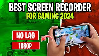 Best screen recorder for Android 2024  Screen recorder for Android No lag  Best screen recorder [upl. by Alesi]