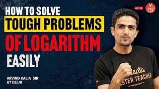 How to Solve Tough Problems of Logarithm Easily 👌  Class 11 Maths  JEE 2023  Arvind Kalia Sir [upl. by Lebezej]