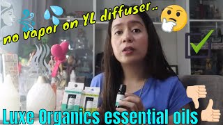 How to fix and clean Young living Diffuser no vapor coming out new Luxe Organics Essential oils [upl. by Cissie382]