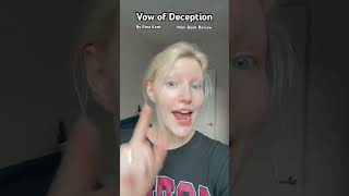 Vow of Deception bookreview mafiaromancebooks darkromance bookseries booktubecommunity [upl. by Trici]