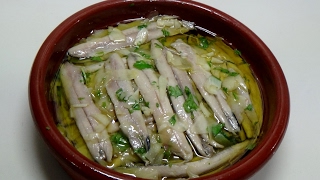 BOQUERONES EN VINAGRE DUROS Y BLANCOS [upl. by Trabue]