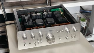 Kenwood KA7300  Legendary Amplifier  A Look Inside  Part 2 [upl. by Egiap]