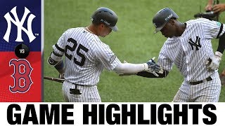 Yankees use 9run 7th to sweep London Series  YankeesRed Sox Game Highlights 63019 [upl. by Atillertse909]