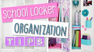 How To Organize Your School Locker  Storage and Decor Tips [upl. by Kleon]