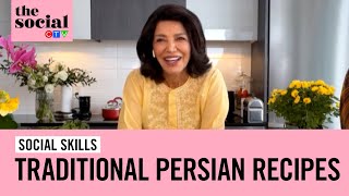 Shohreh Aghdashloo cooks up her favourite traditional Persian meals  The Social [upl. by Edra]