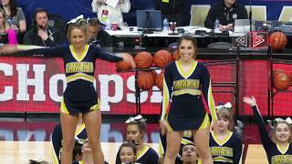 Canisius Cheer Team Performs at MAAC Mens Basketball Tournament  March 02 2018 [upl. by Nitsirt793]