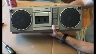 Vintage 80s Boombox to Bluetooth DIY Repurpose [upl. by Fiske373]