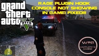 How to fix Rage Plugin Hook Console not showing up  GTA V  Mod Tutorial  Fix [upl. by Acinomed]