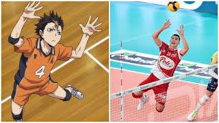 Nishinoya in Real Life Volleyball  Jenia Grebennikov  The King Of Libero HD [upl. by Meggie]