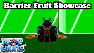 Blox Fruits Barrier Fruit Showcase ROBLOX [upl. by Einneb]