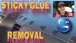 Easily REMOVE STICKY RESIDUE FROM PLASTIC DASHBOARD [upl. by Isyed462]