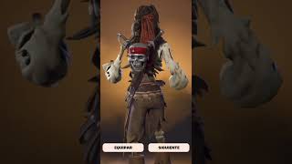 ¡El capitán Jack Sparrow Maldito llega a Fortnite piratasdelcaribe fortnite jacksparrow [upl. by Hsivat426]