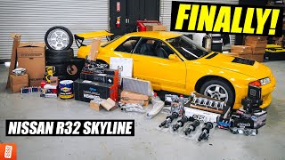 Building and Heavily Modifying a 1989 Nissan Skyline R32 GTST  Part 6  Ready for Assembly [upl. by Glynnis]