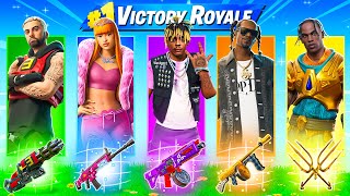 The RANDOM MUSIC ICON Challenge in Fortnite [upl. by Eittah868]