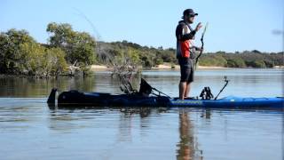 Maroochydore Flathead sessions from the drone  Kayak fishing [upl. by Tongue]