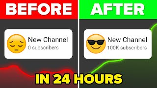 The FASTEST WAY To Get 100K Subscribers on YouTube in 2024 STEP BY STEP GUIDE [upl. by Janelle]