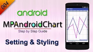 004 Setting and Styling  MP Android Chart Tutorial [upl. by Gratia]