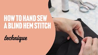 HandSewing  Basic Stitches and Techniques [upl. by Kloster]