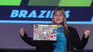 Loiane Groner  TypeScript The fun parts  BrazilJS Conf 2017 [upl. by Ellessig666]