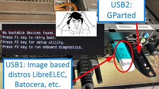 How to fix quotNo Boot Diskquot issue after installing image based distros eg LibreELEC Batocera Part 1 [upl. by Peg974]