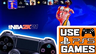 HOW TO USE PS4 CONTROLLER TO PLAY PS5 GAMES [upl. by Georgi613]