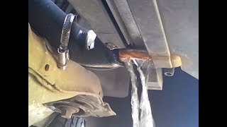 How to Remove Lower Radiator Hose Volvo P2 V70 S40 [upl. by Dougy]