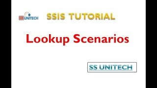 lookup transformation in ssis  Lookup Scenarios   SSIS tutorial Part 24 [upl. by Enomed402]