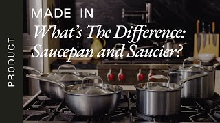 Whats The Difference Between Saucepan and Saucier  Made In Cookware [upl. by Akelam981]