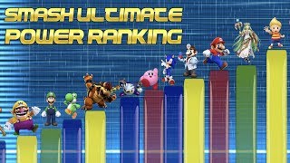 Smash Ultimate Characters from WEAKEST to STRONGEST Smash Bros Power Ranking [upl. by Ledeen]