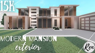 15k bloxburg modern mansion exterior [upl. by Wilton]