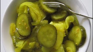 HOW TO MAKE SWEET PICKLED CUCUMBER [upl. by Eimrots246]