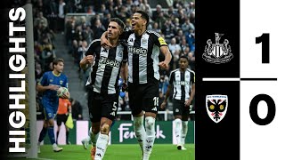 Newcastle United 1 AFC Wimbledon 0  Carabao Cup Highlights [upl. by Inafets]