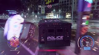 Need For Speed Heat  Police SWAT Van vs Maximum Heat Level Cops [upl. by Wallache867]