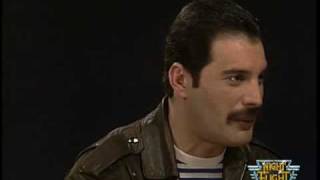 Freddie Mercury Interview on Night Flight On Singing  Love of Aretha Franklin [upl. by Yelats]