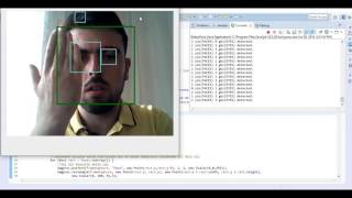 Face and Eye Detection using OpenCV with Java  Real Time Camera [upl. by Pippa]