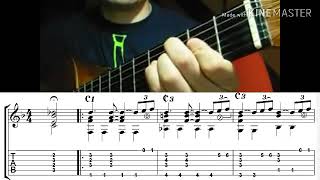 How to play Moonlight Serenade on Guitar [upl. by Edholm109]