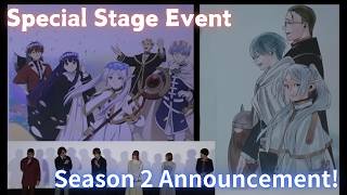 Season 2 Announced Frieren 1st Anniversary Screening amp Cast Talk [upl. by Berard]