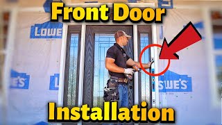 How To Install A Front Door With Two Sidelights [upl. by Balcke]