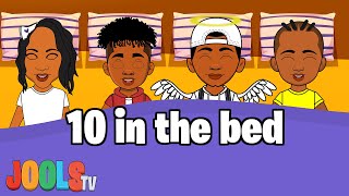 Ten In The Bed  Roll Over  Jools TV Nursery Rhymes  Kids Songs  Trapery Rhymes [upl. by Ecinhoj252]