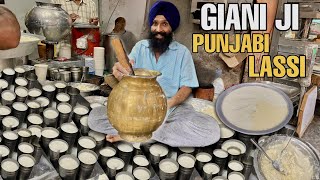 Giani Ki Punjabi Lassi  Amritsar Street Food  Indian Street Food [upl. by Dippold]