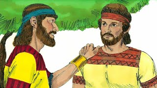 DAVID and JONATHAN English Bible Story [upl. by Bum]