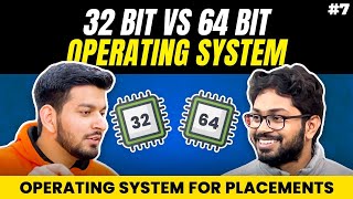 Lecture 7 Difference between 32bit amp 64bit Operating System [upl. by Kienan]