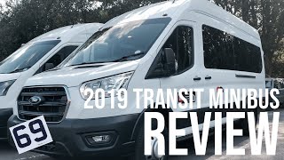 FORD TRANSIT MiniBus Review 2019 Edition 🚐 [upl. by Griselda]