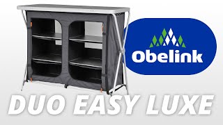 Obelink Duo Easy Luxe Campingkast  Productvideo  Obelink [upl. by Eitsirk]