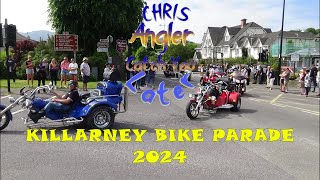 Killarney 2024 Ireland Bike Parade  full run [upl. by Ecar]