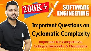 Question on Cyclomatic Complexity  Software Engg [upl. by Ilrahs306]